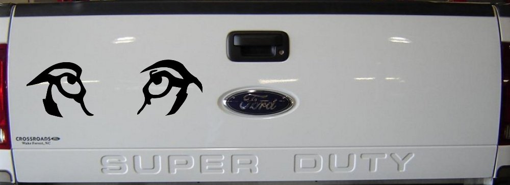 Wolf Eyes Car or Truck Window Decal Sticker