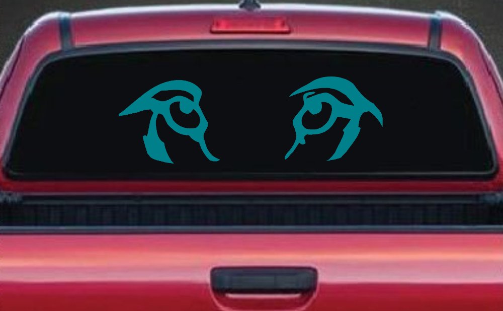 Wolf Eyes Car or Truck Window Decal Sticker