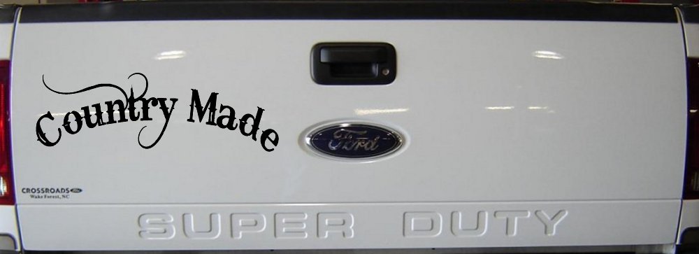 Country Made Car or Truck Window Decal Sticker