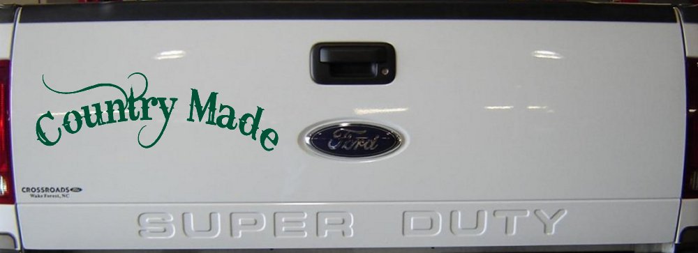 Country Made Car or Truck Window Decal Sticker