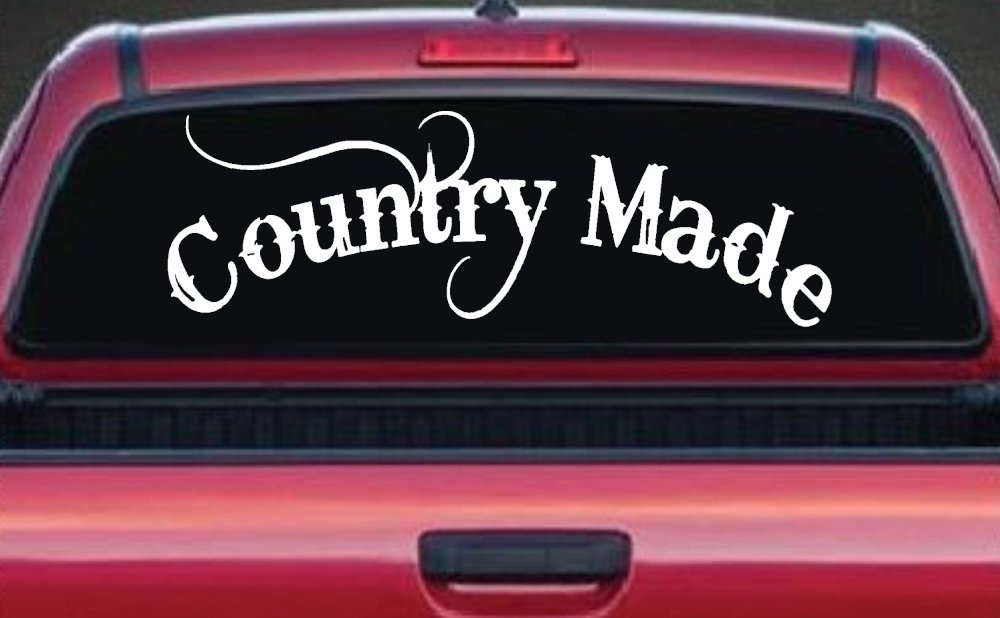 Country Made Car or Truck Window Decal Sticker