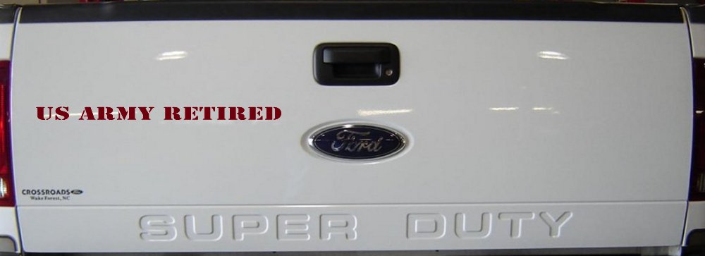US Army Retired Military Car or Truck Window Decal Sticker