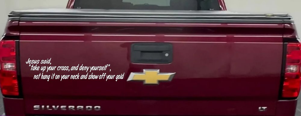 Jesus Said Take Up Your Cross And Deny Yourself Christian Car or Truck Window Decal Sticker