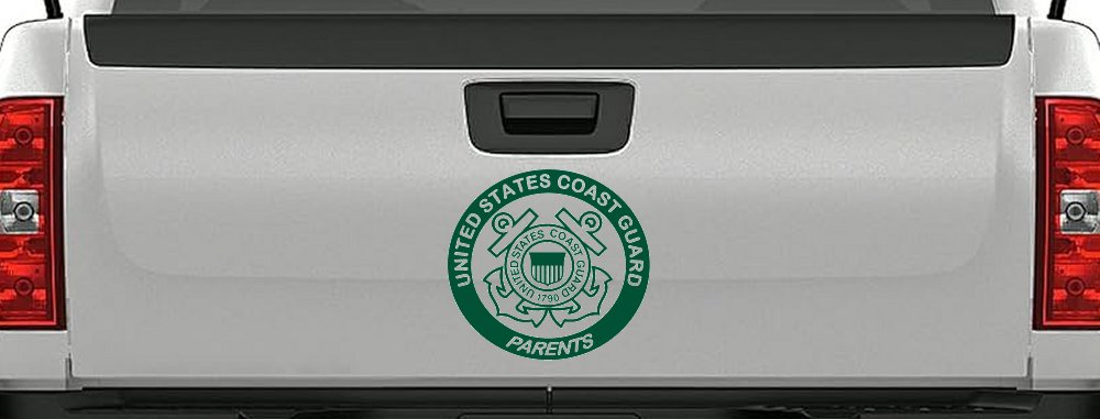United States Coast Guard Parents Military Car or Truck Window Decal Sticker