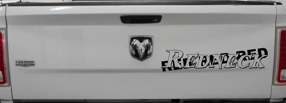 RED RED RED Redneck Country Car or Truck Window Decal Sticker