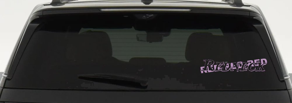 RED RED RED Redneck Country Car or Truck Window Decal Sticker