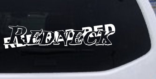 RED RED RED Redneck Country Car or Truck Window Decal Sticker