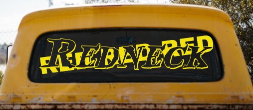 RED RED RED Redneck Country Car or Truck Window Decal Sticker