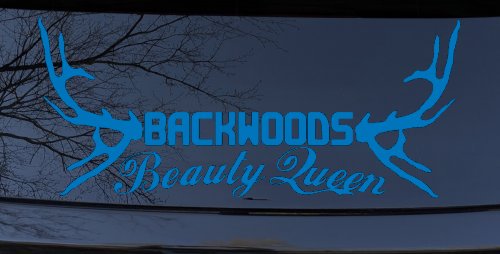 Backwoods Beauty Queen Country Car or Truck Window Decal Sticker
