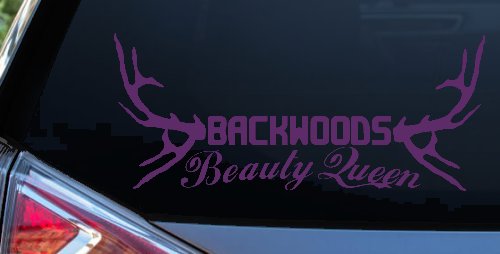 Backwoods Beauty Queen Country Car or Truck Window Decal Sticker