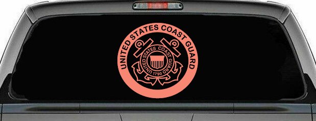 United States Coast Guard  Military Car or Truck Window Decal Sticker