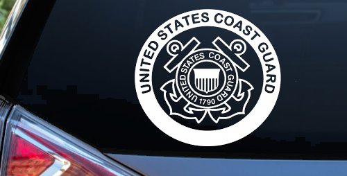 United States Coast Guard  Military Car or Truck Window Decal Sticker