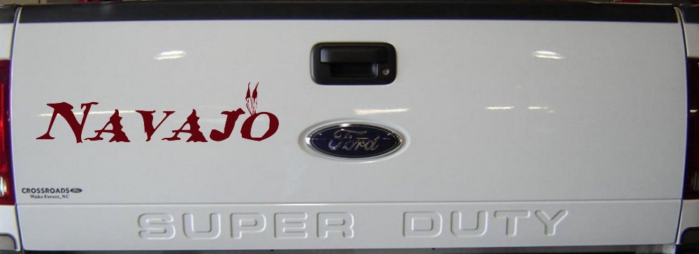 Navajo Indian Western Car or Truck Window Vinyl Decal Sticker (Purple Red)