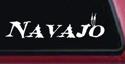 Navajo Indian Western Car or Truck Window Decal Sticker
