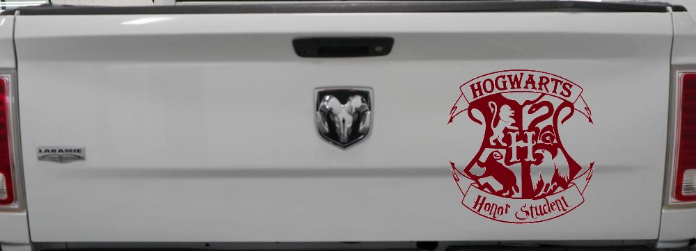 Hogwarts Honor Student Potter Car or Truck Window Decal Sticker