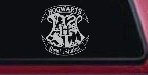 Hogwarts Honor Student Potter Car or Truck Window Decal Sticker