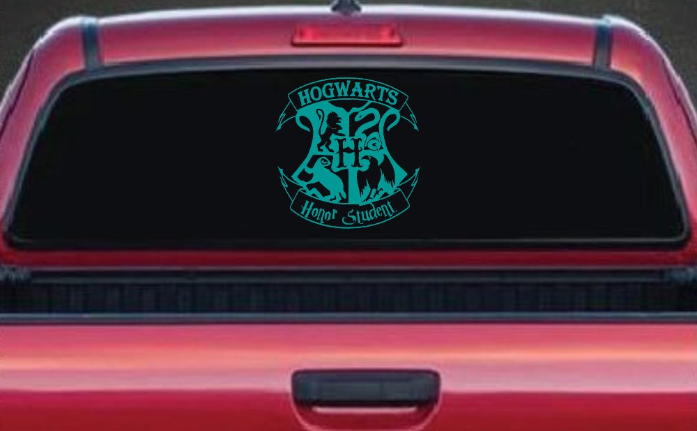 Hogwarts Honor Student Potter Car or Truck Window Decal Sticker