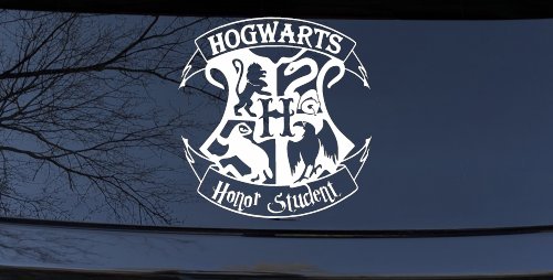 Hogwarts Honor Student Potter Car or Truck Window Decal Sticker