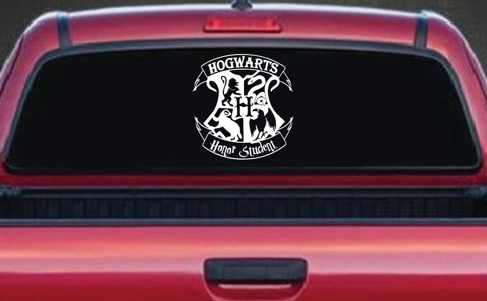 Hogwarts Honor Student Potter Car or Truck Window Decal Sticker