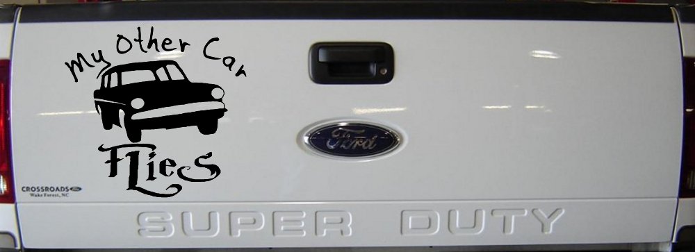 My Other Car Flies Potter Car or Truck Window Decal Sticker