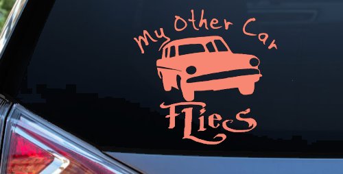 My Other Car Flies Potter Car or Truck Window Decal Sticker