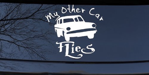 My Other Car Flies Potter Car or Truck Window Decal Sticker