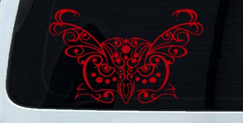 Owl Head Swirl with Dots Car or Truck Window Decal Sticker