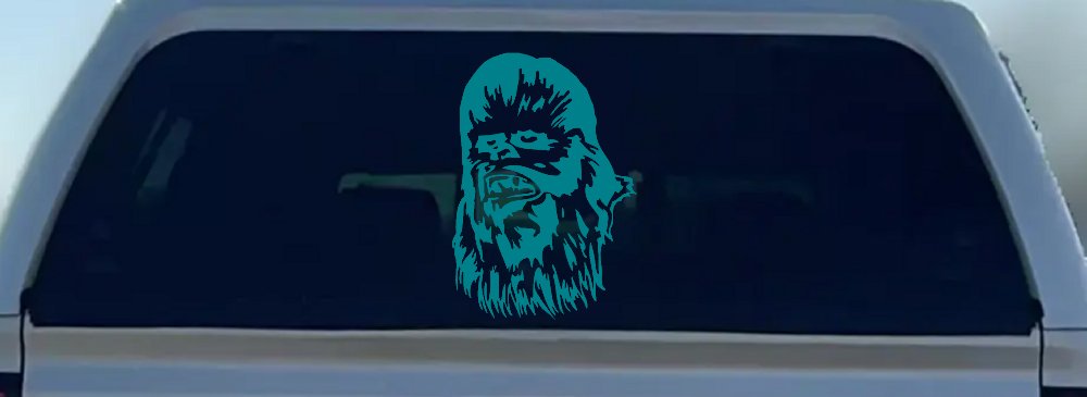 Chewbacca Sci Fi Car or Truck Window Decal Sticker