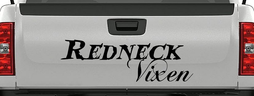 Redneck Vixen Girl Country Car or Truck Window Decal Sticker