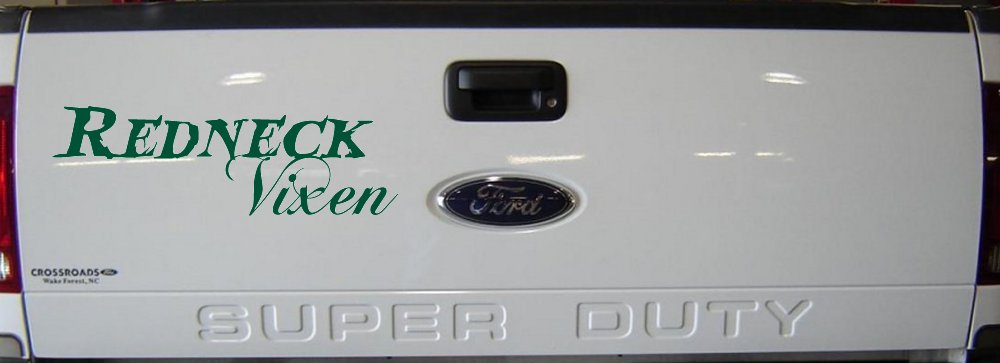 Redneck Vixen Girl Country Car or Truck Window Decal Sticker