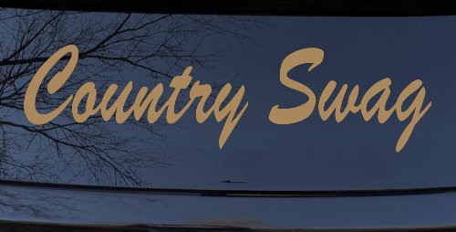Country Swag Car or Truck Window Decal Sticker
