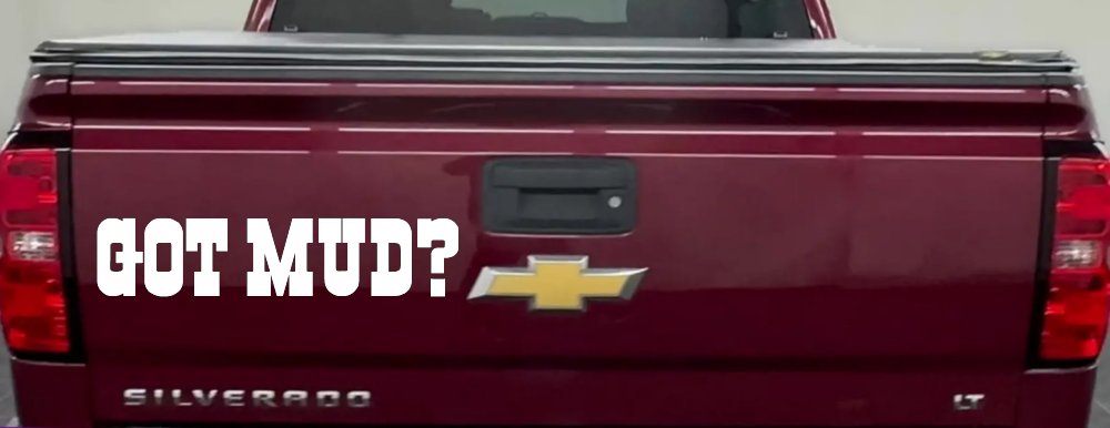 Got Mud Off Road Car or Truck Window Decal Sticker (White)