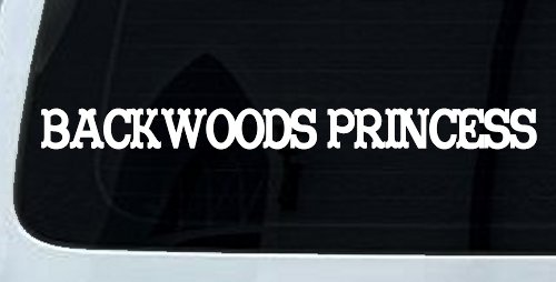 Backwoods Princess Country Car or Truck Window Decal Sticker