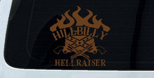 Hillbilly Hellraiser Country Car or Truck Window Decal Sticker