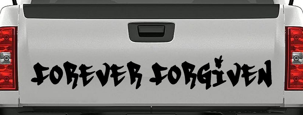 Forever Forgiven Christian Car or Truck Window Decal Sticker