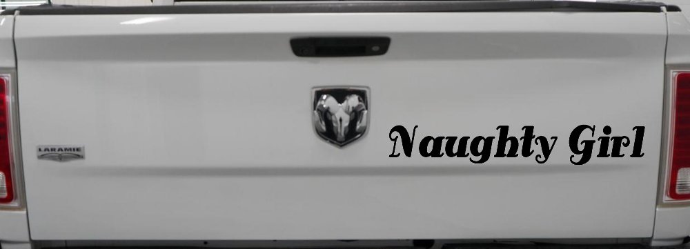 Naughty Girl Car or Truck Window Decal Sticker