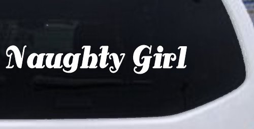 Naughty Girl Car or Truck Window Decal Sticker