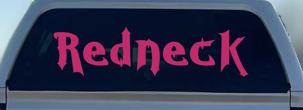 Redneck Country Car or Truck Window Decal Sticker