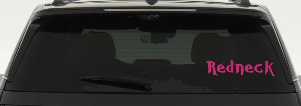 Redneck Country Car or Truck Window Decal Sticker