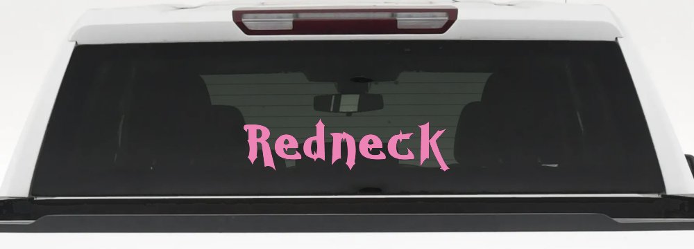 Redneck Country Car or Truck Window Decal Sticker