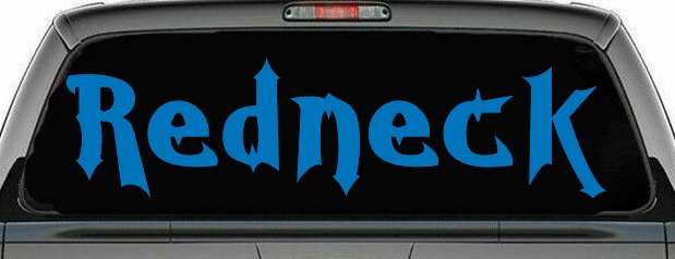 Redneck Country Car or Truck Window Decal Sticker
