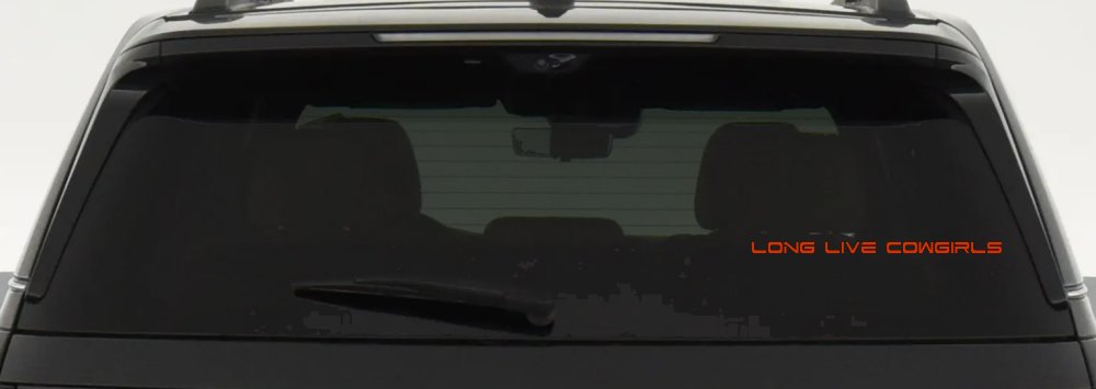 Long Live Cowgirls Country Car or Truck Window Decal Sticker