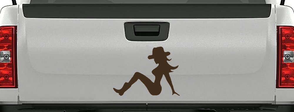 Mudflap Cowgirl Country Car or Truck Window Decal Sticker