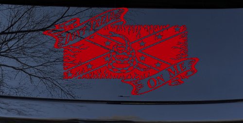 Don't Tread On Me Gadsden Rebel Flag Country Car or Truck Window Decal Sticker
