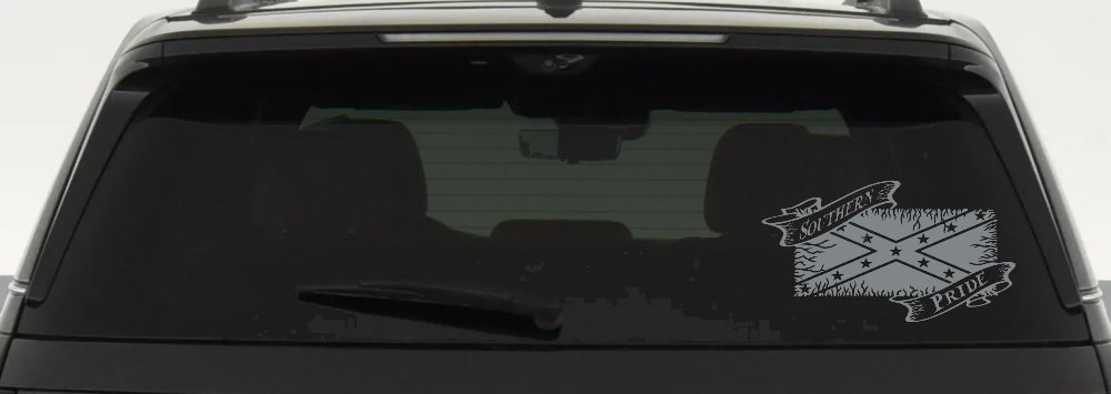 Southern Pride Rebel Flag Country Car or Truck Window Decal Sticker
