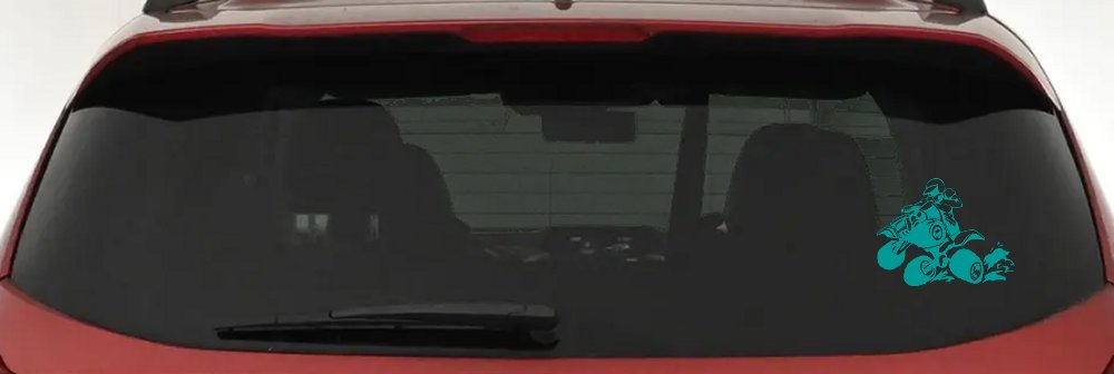 Four Wheeler Mudding Off Road Car or Truck Window Decal Sticker
