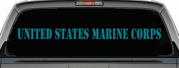 United States Marine Corps Military Car or Truck Window Decal Sticker