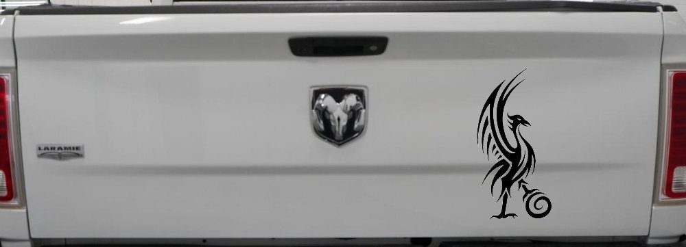 Phoenix Bird Tribal Tattoo Car or Truck Window Decal Sticker