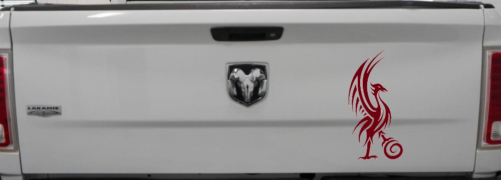 Phoenix Bird Tribal Tattoo Car or Truck Window Decal Sticker