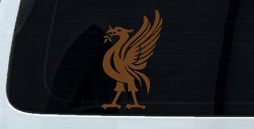 Phoenix Olive Branch In Mouth Tribal Car or Truck Window Decal Sticker (Copper)